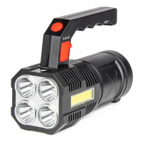 [Nabíjacia baterka 4LED + COB 1200mAh AMIO-03273]