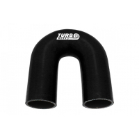 [Silikónové koleno 180° TurboWorks Black 76mm]
