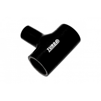 [Silikónová T-spojka TurboWorks Black 77-9mm]