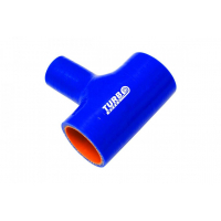 [Silikónová T-spojka TurboWorks Pro Blue 38-15mm]