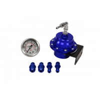 [TurboWorks Regulátor tlaku paliva Racing AN6 s modrým manometrem]
