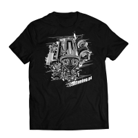 [T-Shirt MTuning Black Engine RB25 XL]