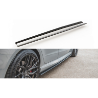 [Závodní odolnost Boční prahy Difuzory Audi RS3 8V Sportback - Černá]