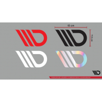 [Maxton Sticker Holographic 01 Signet Sticker Without Inscription 15x7,5 cm holographic]