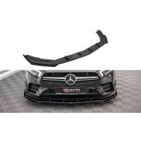 [Street Pro Front Splitter + Flaps Mercedes A35 AMG / AMG-Line Aero Pack W177]