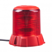 [Robustní červený LED maják, červ.hliník, 96W, ECE R65]