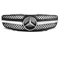[Mriežka masky Sport Black Chrome Pre Mercedes Sl R230 01-06]