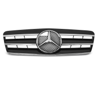 [Mriežka masky Sport Black Chrome Pre Mercedes Clk W208 96-02]