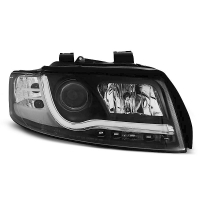 [Svetlomety Tube Light Drl Black Pre Audi A4 10.00-10.04]
