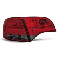 [Led Koncové Svetlá Červené Smoke Pre Audi A4 B7 11.04-03.08 Avant]
