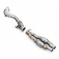 [Downpipe pre AUDI RS3 8Y 2.5 TFSI with heat shield and catalytic converters (PROM.RS3/C)]
