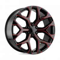 [PERFORMANCE REPLICAS 496.8 - GLOSS BLACK RED MILLED]