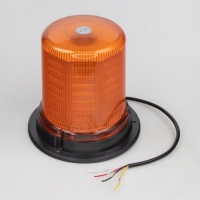 [LED maják 12-24V 128LED oranžový, pevná montáž, 154x149mm]