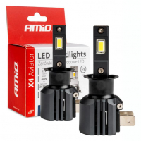 [LED světlomety X4-series AVIATOR H3 6500K max 44W AMIO-03762]