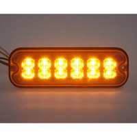 [PREDATOR 12x4W LED, 12-24V, oranžový, ECE R65]