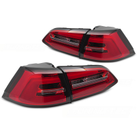 [Led Koncové Svetlá Červené Biele Seq Vhodné Pre Vw Golf 7 13-17 Sw]