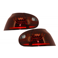 [LED zadné svetlá vhodné pre VW Golf V 5 (2004-2009) Ľavostranné riadenie (LHD) Cherry Red Urban Style]