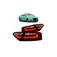 [Svetlá Audi A5 8T Zadné LED Červené-Priehľadné]