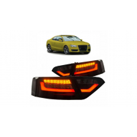 [Svetlá Audi A5 8T Zadné LED Čierne-Dymové]