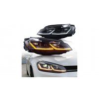 [Svetlá Volkswagen Golf 7 Predné Chrómové]