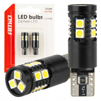 [LED CANBUS bulbs T10 W5W 13SMD 3030 White 12V/24V AMIO-04259]