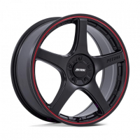 [PETROL PE003 P2E - MATTE BLACK W/ RED LIP]