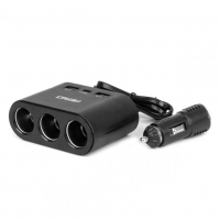[Triple extension socket charger 2x USB A 1x USB C 12/24V 120W 70cm AMIO-04361]