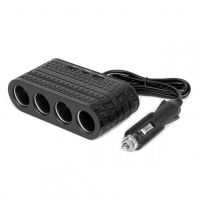 [Quadruple extension socket charger 2x USB A 1x USB C 12/24V 120W 80cm AMIO-04367]