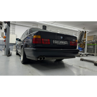 [BMW E34 M5 Koncový tlmič výfuku ?2x63,5mm - 2x76 Typ 25]