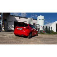 [Ford Fiesta MK8 ST - JHH systém vrátane výfukovej klapky od OPF - 2x90mm typ 25]