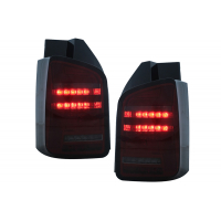 [Full LED zadné svetlá vhodné pre VW Transporter V T5 Facelift (2010-2015) Red Smoke Sequential]
