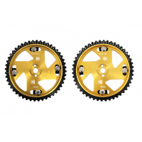 [Brian Crower Adjustable Cam Gears - Gold Anodize (Mitsubishi 4G63/Evo Viii) - Pair BC8810]