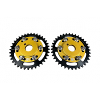 [Brian Crower Adjustable Cam Gears - Gold Anodize (Nissan SR20DE[T]) - Pair BC8820]