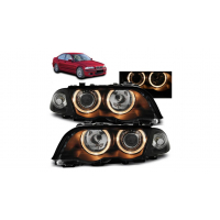 [Hmlové svetlá BMW 3 E46 čierne]
