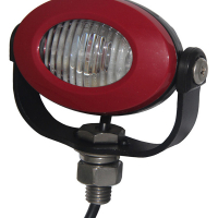 [Výstražné svetlo PROFI LED 12-24V 3x3W červené ECE R10 92x65mm]