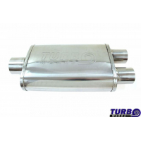 [Centrálny tlmič výfuku TurboWorks LT-05 Center (3") Duálne (2,5") Y-Pipe]