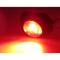 [Profi Výstražné LED Svetlo Exterierové, 12-24V, Červenej, ECE R65]