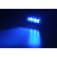 [Profi Výstražné LED Svetlo Exterierové, 12-24V, ECE R65, Modrý]