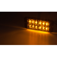 [LINEAR LED dual 12x5W LED, 12-24V, oranžová, ECE R65]