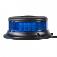 [LED maják, 12-24V, 18x1W modrý, magnet, ECE R65 R10]