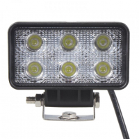 [Obdĺžnikové svetlo LED, 6x3W, 110x60x56mm, ECE R10]