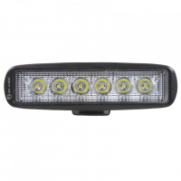 [Obdĺžnikové svetlo LED, 6x3W, 160x45x63mm, ECE R10]