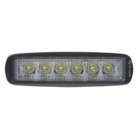 [Obdĺžnikové svetlo LED, 6x3W, 160x45x63mm, ECE R10]