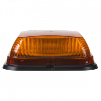 [LED maják, 12-24V, 164 x 164mm, 64LED oranžová fix, ECE R10 R65]