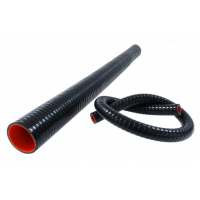[Silikónová hadica 100cm FLEX zosilnená TurboWorks PRO Black - 45mm (1,77")]