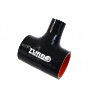 [Silikónová hadica TurboWorks Pro Black T spojka - 32 s výstupom 25mm (1,25")]