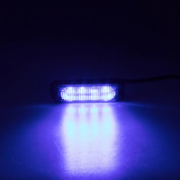 [SLIM externé výstražné LED svetlo, modré, 12-24V, ECE R65]