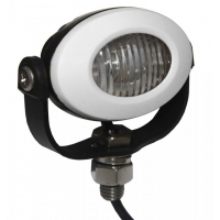[Výstražné svetlo PROFI LED 12-24V 3x3W biele ECE R10 92x65mm]