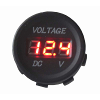 [Digitálny voltmeter 6-30V červený]