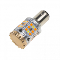 [Led Bay15D Bílá/Oranžová, Can-Bus, 12V, 40Led/3030Smd]